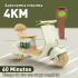 Honey Whale Mini Moto BDQ-916, hasta 4km/h, 380W, máx. 50kg, Verde  2