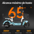 Honey Whale Motobici U1S, hasta 31km/h, 650W, máx. 150kg, Azul/Negro  6