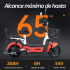 Honey Whale Motobici U1S, hasta 31km/h, 650W, máx. 150kg, Rojo/Negro  3