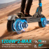 Honey Whale Scooter G4 Max, hasta 72km/h, 1200W, máx. 150kg, Azul  3
