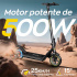 Honey Whale Scooter M1 Lite, hasta 25km/h, 500W, máx. 120kg, Negro  2