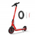Honeywhale Scooter S2, hasta 25km/h, 350W, máx. 120kg, Rojo  2