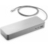 HP Docking Station USB C 3.1, 1x USB 3.0, 3x USB2.0, 2x DisplayPort, Plata  2