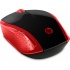 Mouse HP Óptico 200, RF Inalámbrico, 1000DPI, Negro/Rojo - Imagen adicional 1