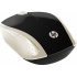Mouse HP Óptico 200, RF Inalámbrico, 1000DPI, Negro/Oro  4
