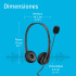 HP Audífonos con Micrófono Estéreo G2, Alámbrico, USB, Negro - Imagen adicional 5