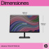 Monitor HP P22 G5 LED 21.5", 1920x1080 Full HD, 75Hz, HDMI/DisplayPort, Negro ― Equipo de trabajo recuperado - Imagen adicional 7