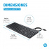 Teclado HP 230, Alámbrico, USB-A, Negro (Español) - Imagen adicional 3