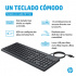 Teclado HP 230, Alámbrico, USB-A, Negro (Español) - Imagen adicional 2