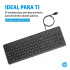 Teclado HP 230, Alámbrico, USB-A, Negro (Español) - Imagen adicional 5