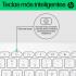 Teclado HP 350, Inalámbrico, Bluetooth, Blanco (Español)  12