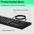 Teclado HP AY2Y7AA, Alámbrico, USB, Negro, Inglés - Imagen adicional 2