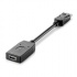 HP Cable DisplayPort Macho - HDMI Hembra, 20cm, Negro  1