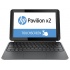 HP 2 en 1 Pavilion x2 10-k020la Touch 10.1", Intel Atom Z3736F 1.33GHz, 2GB, 64GB eMMC, Windows 8.1, Negro/Azul  1