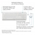 Kit de Teclado y Mouse HP C2710, RF Inalámbrico, Blanco  5