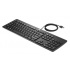 Teclado HP USB Business Slim Keyboard, Alámbrico, USB, Negro, (Español)  1