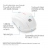 Mouse HP Óptico X3000, RF Inalámbrico,1200DPI, Blanco  10