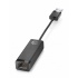 HP Adaptador LAN USB 3.0 Macho - RJ-45 Hembra, Negro  1