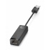 HP Adaptador LAN USB 3.0 Macho - RJ-45 Hembra, Negro - Imagen adicional 1