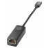 HP Adaptador USB-C Macho - RJ-45 Hembra, Negro  1