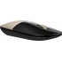 Mouse HP Blue LED Z3700, RF Inalámbrico, 1200DPI, Negro/Oro  3