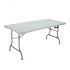 Hsm Mesa Plegable HSM020, 180cm x 74cm, Blanco  1