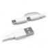 Huawei Cable USB A Macho - USB C/Micro-USB B Mcho, 1.5 Metros, Blanco  2
