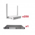 Huawei Terminal de Línea Óptica EG8041V5-KIT, 4 Puertos GPON, Wi-Fi, 4x RJ-45 - incluye OLT EA5801E-GP04
