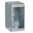 Hubbell Caja para Pared 5332-0, 5 Salidas, Aluminio  2