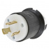 Leviton Clavija de Media Vuelta HBL2321, 20A, 250V, Nema L6-20P, Negro  1