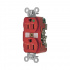 Hubbell Tomacorriente HUB-HBL-8200-RED, 2 Enchufes, 125V, 15A, Rojo  2