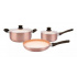 Hudson Batería de Cocina ACD01C, Antiadherente, 5 Piezas, Cobre  1