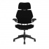 Humanscale Silla Freedom con Reposacabezas, Brazos Ajustables, Tapiz en Tela, Grafito
