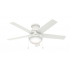 Hunter Ventilador de Techo 52943, 3 Velocidades, 52", Blanco