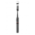 Hype Selfie Stick Q12S, 75cm máx, con Botón Obturador, Negro