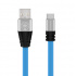HyperGear Cable USB-A Macho - USB-C Macho, 1.8 Metros, Azul/Plata  1