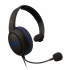 HyperX Audífonos Gamer Cloud Chat para PS4, Alámbrico, 3.5mm, Negro/Azul   3