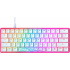 Teclado Gamer HyperX HyperX Alloy Origins 60 LED RGB 60%, Teclado Mecánico, HyperX Red, Alámbrico, USB, Rosa, Inglés   11