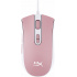 Mouse Gamer HyperX Óptico Pulsefire Core, Alámbrico, USB, 6200DPI, Rosa  1