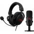 HyperX Kit de Audífonos Gamer Cloud Core, Alámbrico, 1 Metro, 3.5, Negro - incluye Micrófono SoloCast  1
