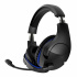 HyperX Audífonos Gamer Cloud Stinger Gaming para PS4, Inalámbrico, USB, Negro/Azul  6