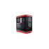 Gabinete HYTE Y40 con Ventana, Midi-Tower, ATX/ITX/micro-ATX, USB 3.0, sin Fuente, 2 Ventiladores Instalados, Negro/Rojo