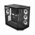 Gabinete Hyte Y50 RGB, Midi-Tower, ATX/EATX/Micro-ATX/Mini-ITX, USB 3.0, sin Fuente, 4 Ventiladores Instalados, Negro - Imagen adicional 1