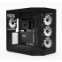 Gabinete Hyte Y50 RGB, Midi-Tower, ATX/EATX/Micro-ATX/Mini-ITX, USB 3.0, sin Fuente, 4 Ventiladores Instalados, Negro
