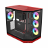 Gabinete Hyte Y50 RGB, Midi-Tower, ATX/EATX/Micro-ATX/Mini-ITX, USB 3.0, sin Fuente, 4 Ventiladores Instalados, Negro/Rojo - Imagen adicional 4