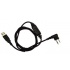 Hytera Cable Programador USB A Macho - 2.5mm Macho, 1.2 Metros, Negro  1