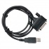 Hytera Cable DB26 Macho - USB A Macho, Negro  1