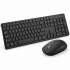 Kit de Teclado y Mouse Hyundai HYKM01/NEW, Inalámbrico, USB, Negro, Español