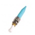 Ideal Conector Fibra Optica ST Macho, Aqua, 12 Piezas  1