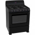 IEM Estufa y Horno de Gas de 30" EI3030BAPN0, 6 Quemadores, Negro  2